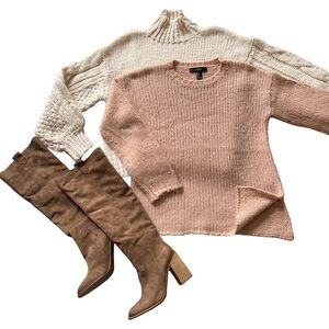Forever21 Sweater Bundle Mock neck Crewneck